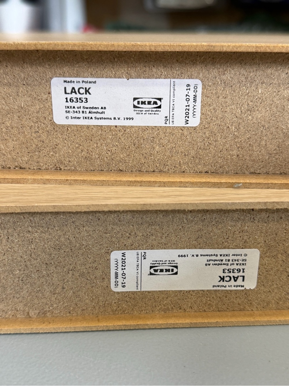 IKEA 2 New Lack Floating Shelves - Picture 3 of 3